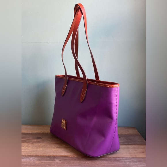 Dooney & Bourke Coated Canvas and Leather Bag - Picture 3 of 10